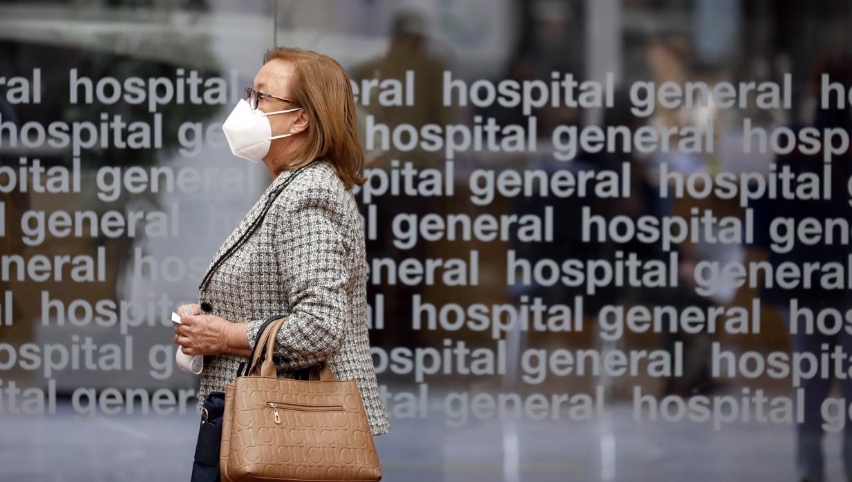 Una usuaria en el hospital general de Córdoba