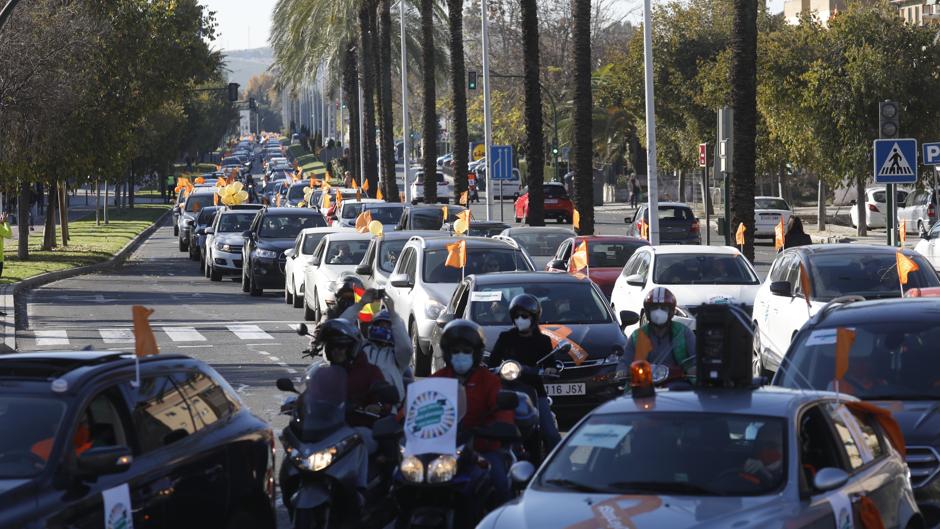 La educación concertada de Córdoba clama contra la «Ley Celaá» con una gran manifestación