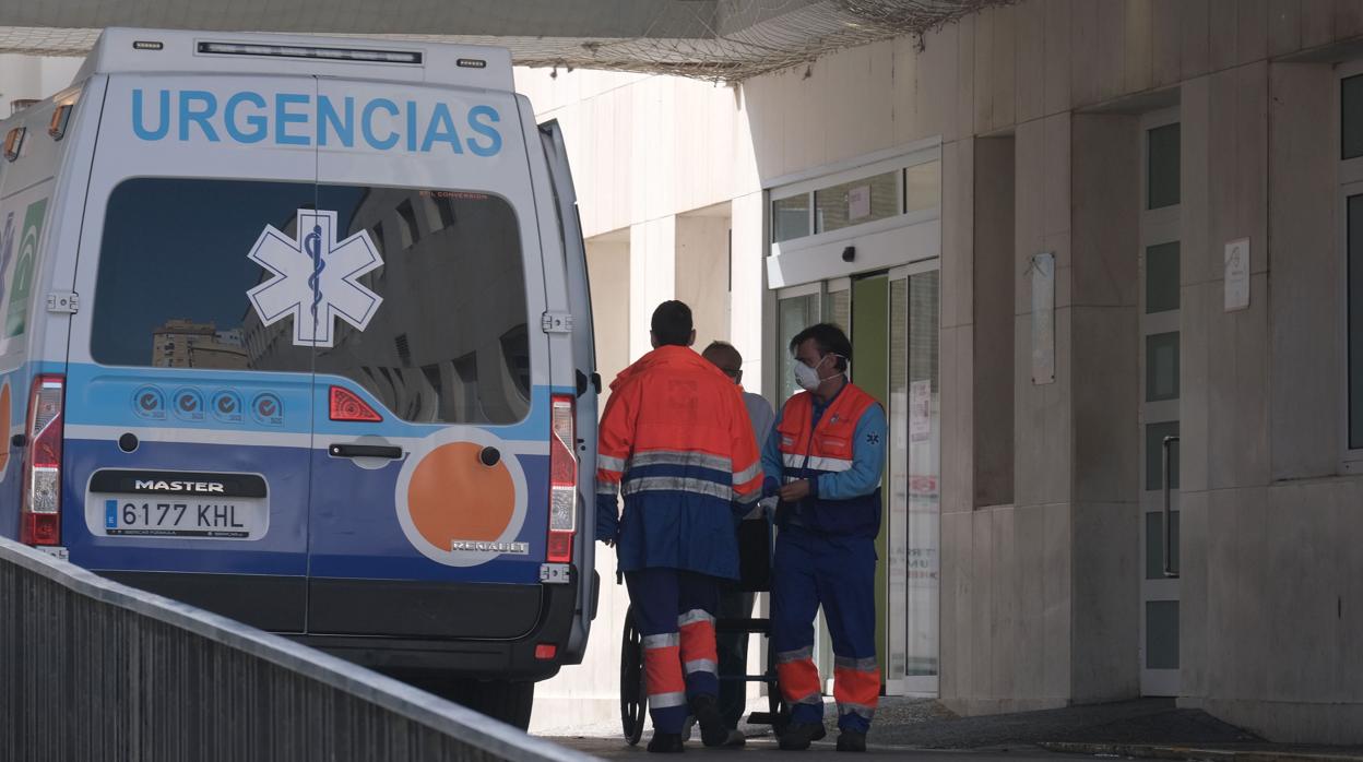 Urgencias del hospital Puerta del Mar en Cádiz