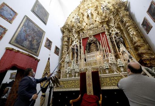 La Virgen de la Caridad de la hermandad del Buen Suceso