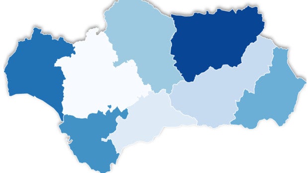 Mapa del Covid-19 en Andalucía de los 245.251 positivos por coronavirus: así evoluciona la pandemia