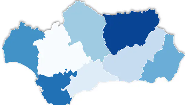 Mapa del Covid-19 en Andalucía de los 240.959 positivos por coronavirus: así evoluciona la pandemia