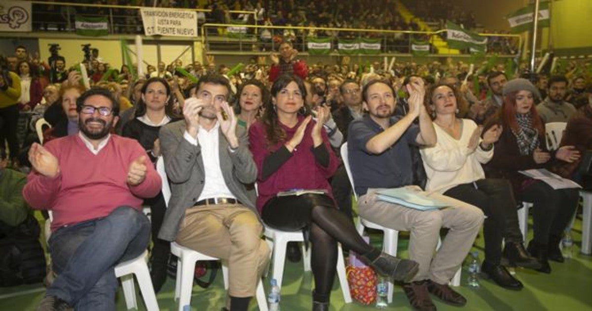 Mitin de Podemos e IU en Córdoba