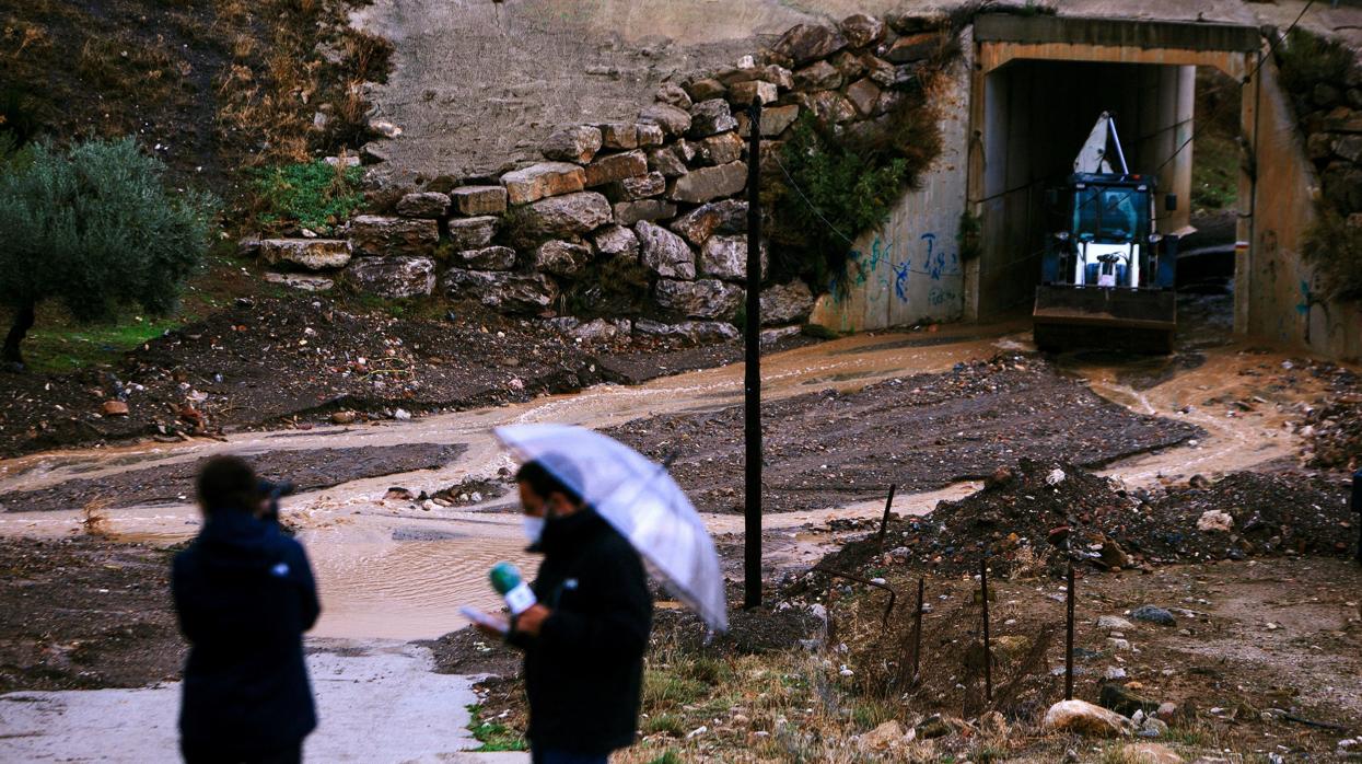 Inundaciones en la localidad malagueña de Ardales