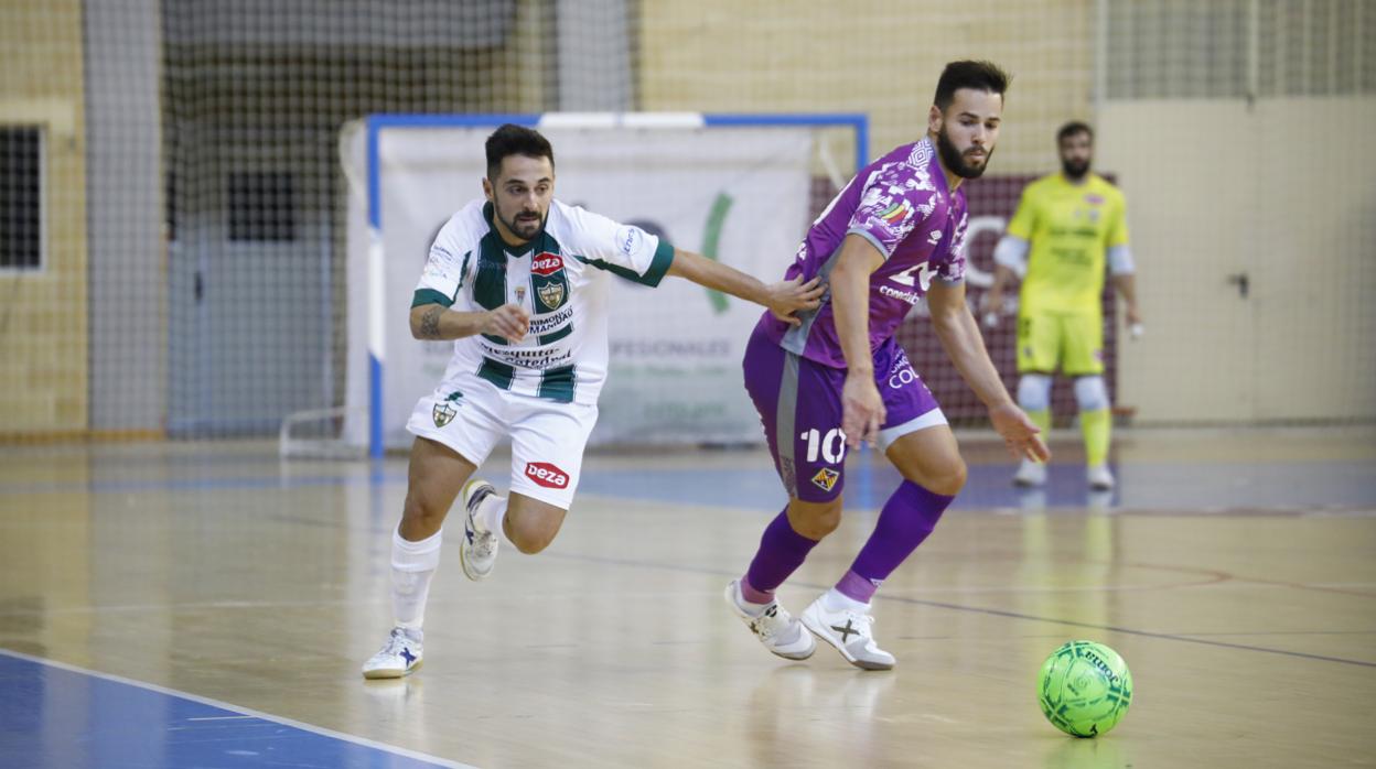Jesulito, en el último partido del Córdoba Patrimonio en Vista Alegre ante el Palma Futsal