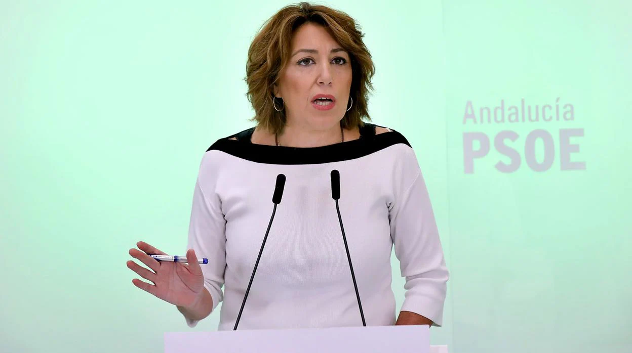 La secretaria general del PSOE andaluz, Susana Díaz