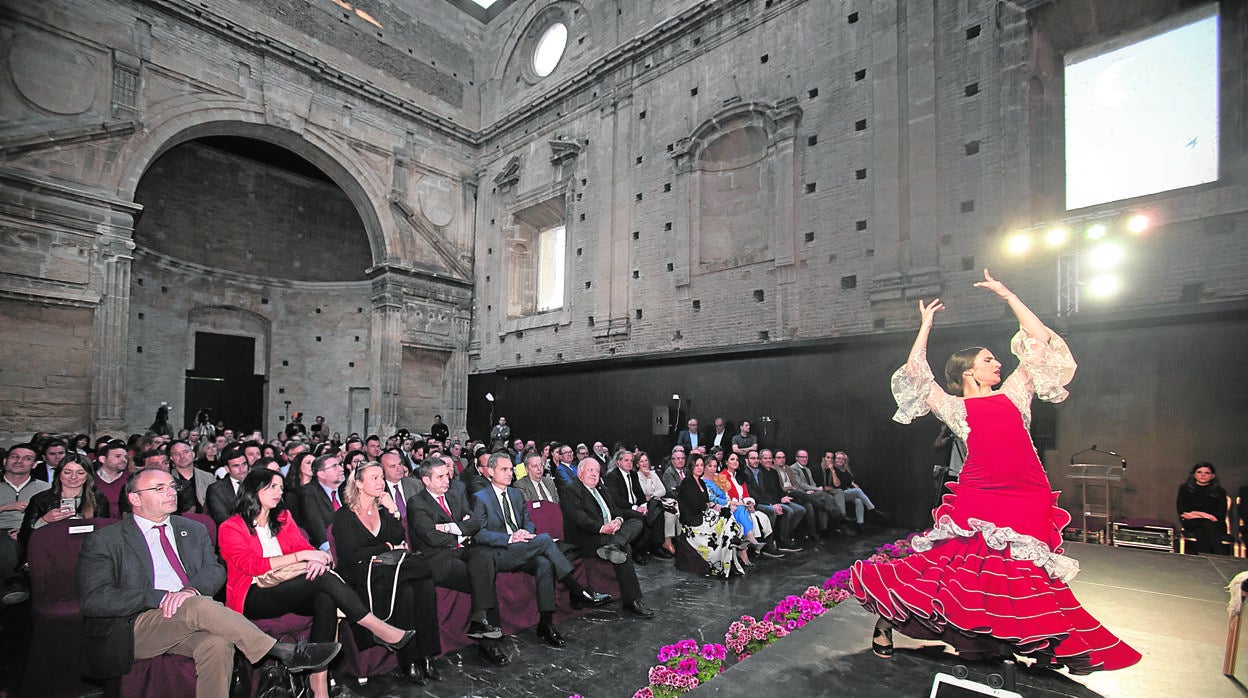 Una actuación flamenca en la sala Orive