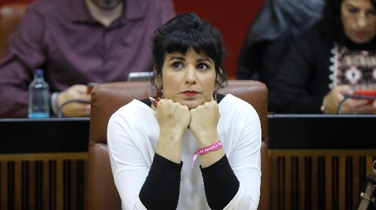 La exdiputada de Adelante Andalucía Teresa Rodríguez