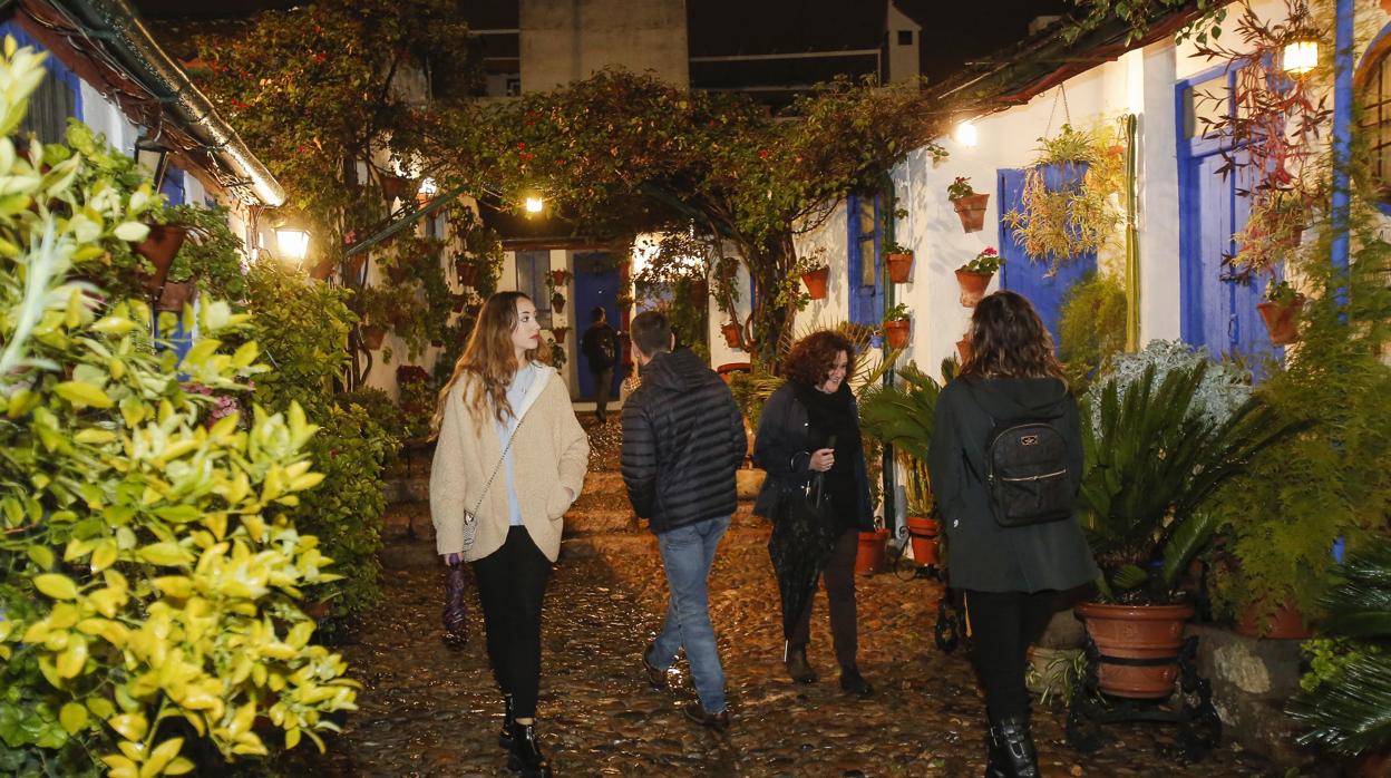 visita a un patio en la Navidad pasada