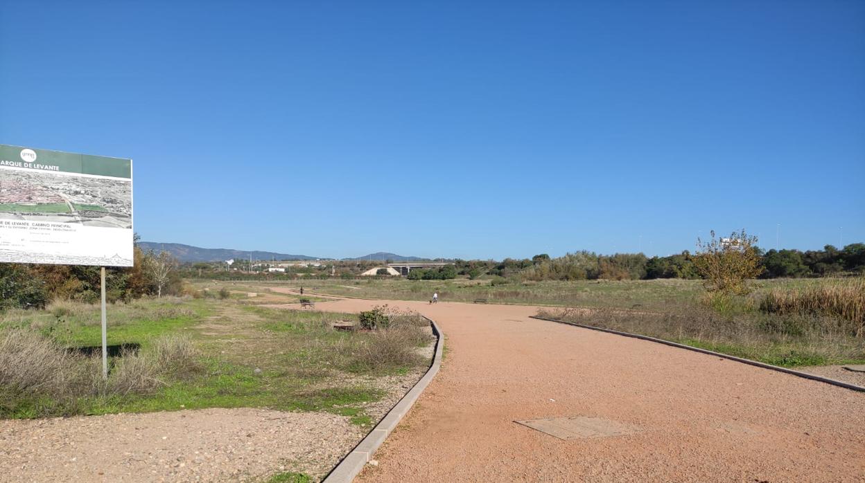 Extensión de la zona central del Parque de Levante