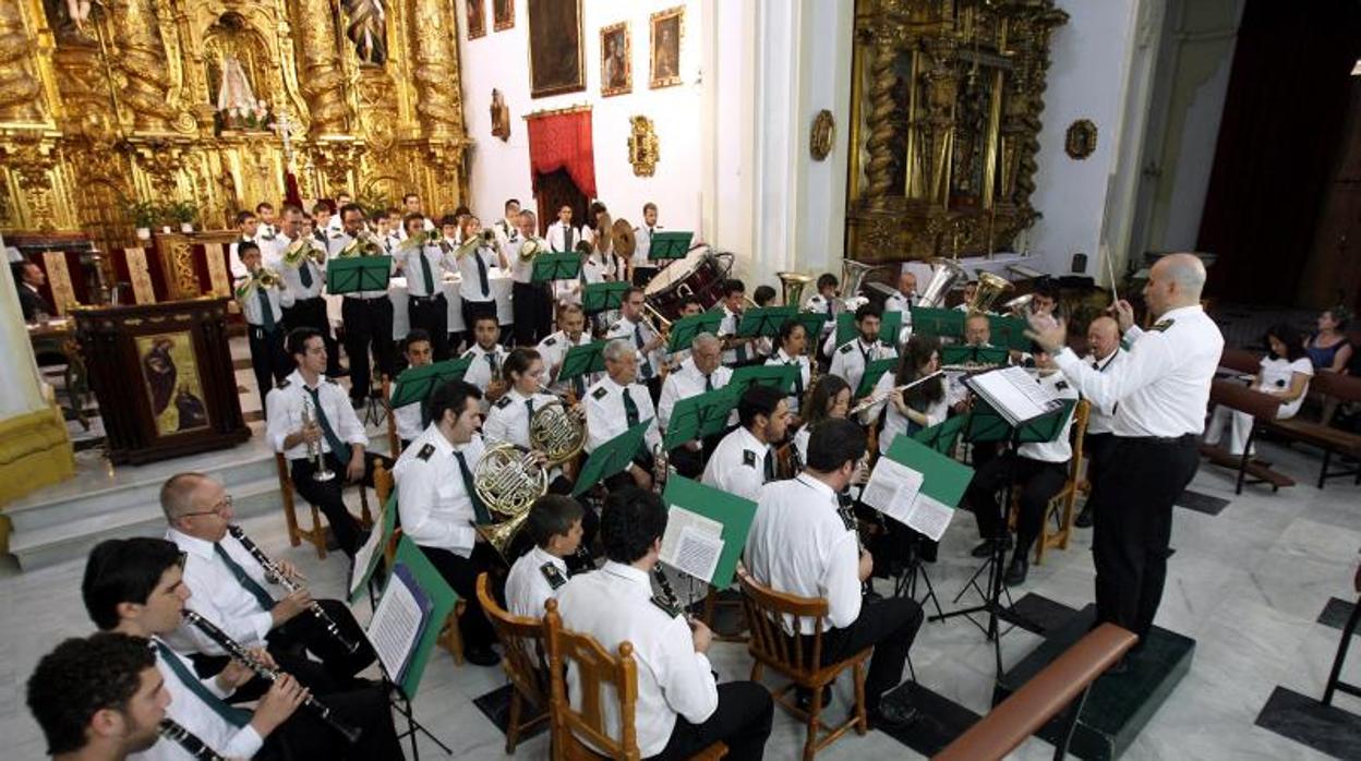 Concierto de la banda de la Esperanza en una imagen de archivo