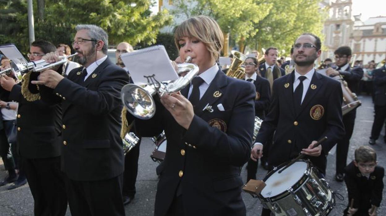 Banda de la Estrella, en una salida procesional