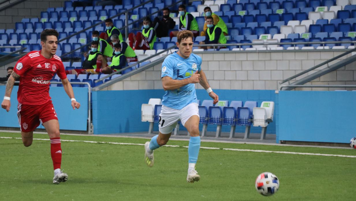 El Ciudad de Lucena, en el partido del domingo ante el Utrera