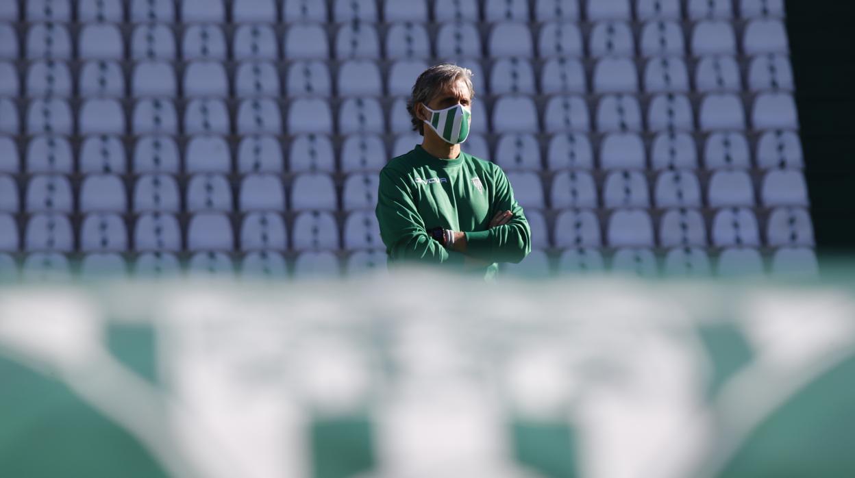 El entrenador del Córdoba CF, Pablo Alfaro