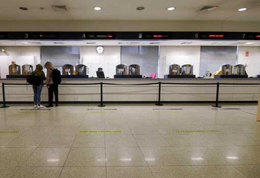 Imagen, ayer de las taquillas en la estación de tren de Córdoba