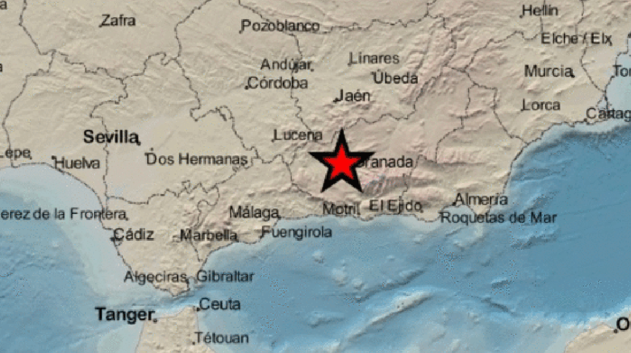 Registrado un segundo terremoto de magnitud 2,7 en la provincia de Granada