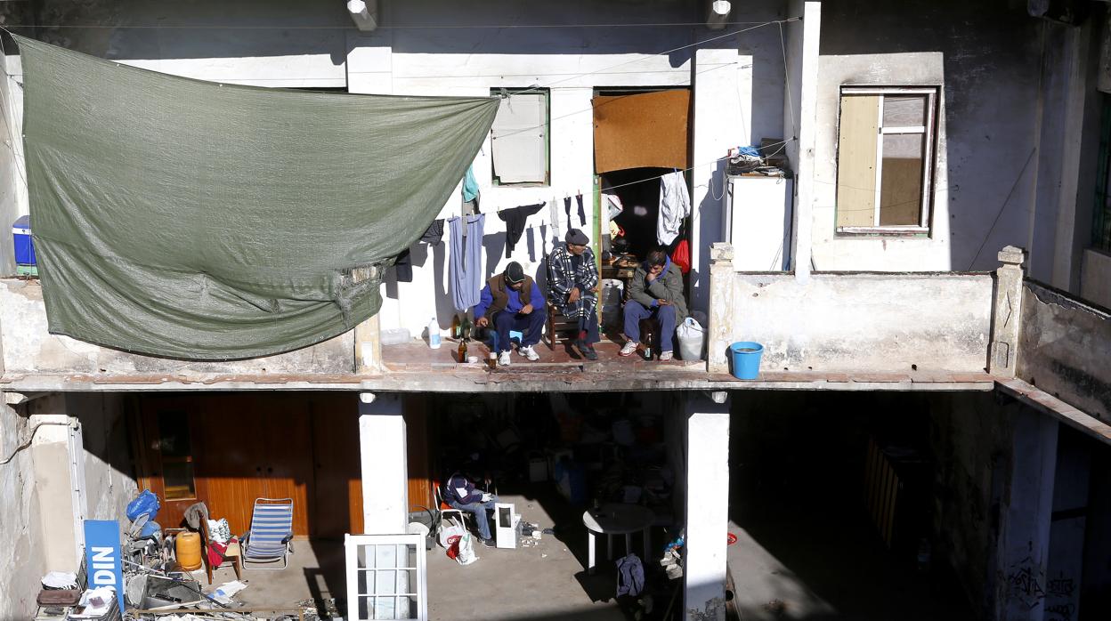 Una casa ocupada en el Centro de la capital cordobesa