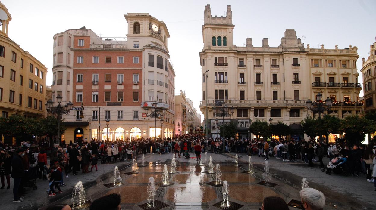 La plaza de Las Tendillas, este fin de semana