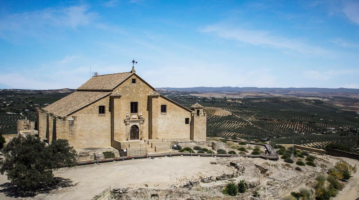 Imagen panorámica del Castillo de Montilla