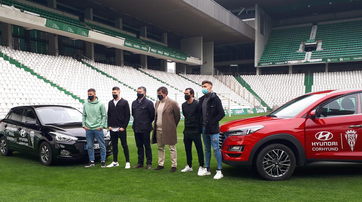 El consejero delegado del Córdoba CF, Javier González Calvo, este viernes, en El Arcángel