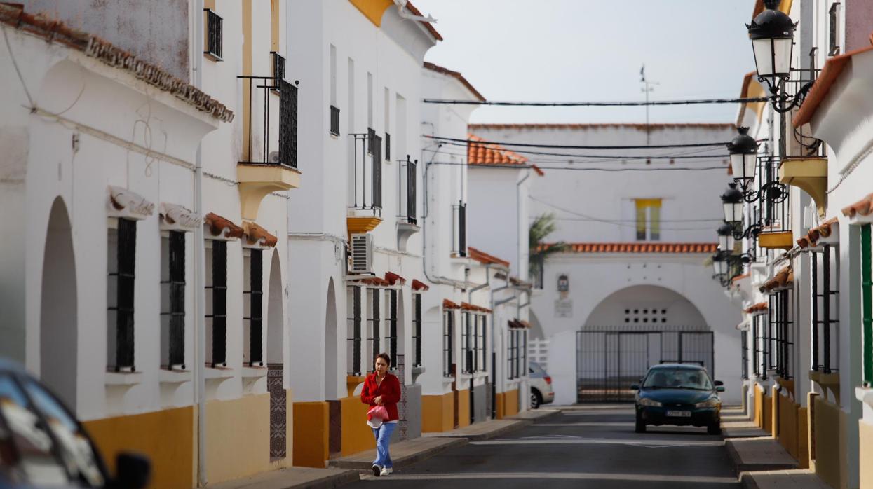 Una de las calles de Valsequillo