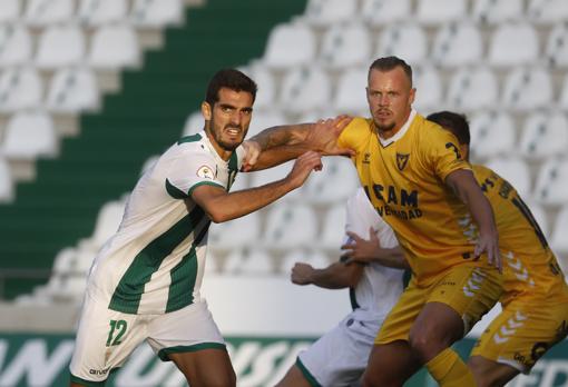 Bernardo Cruz, en el partido ante el UCAM