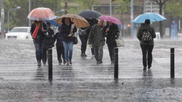 Lunes marcado por las lluvias y el frío en Córdoba