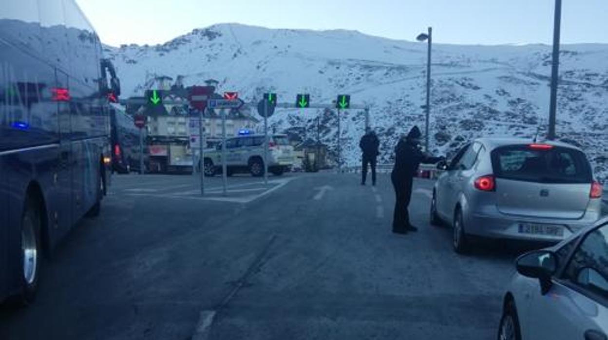 Accesos a la estación de esquí de Sierra Nevada