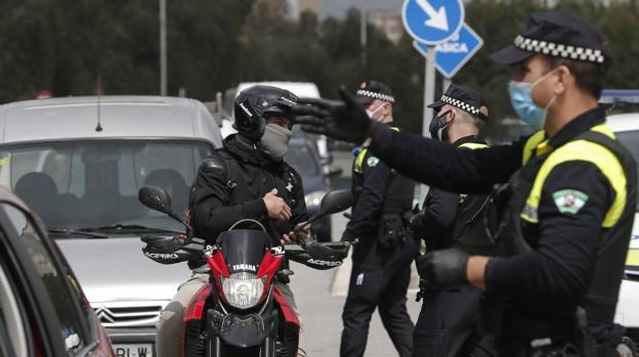 Control de la Policía Local de Málaga