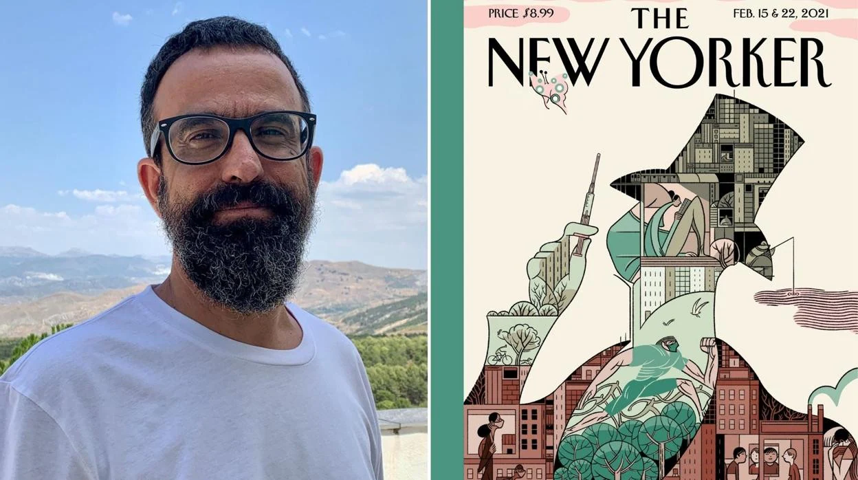 Un fragmento de la portada del New Yorker firmada por Sergio García