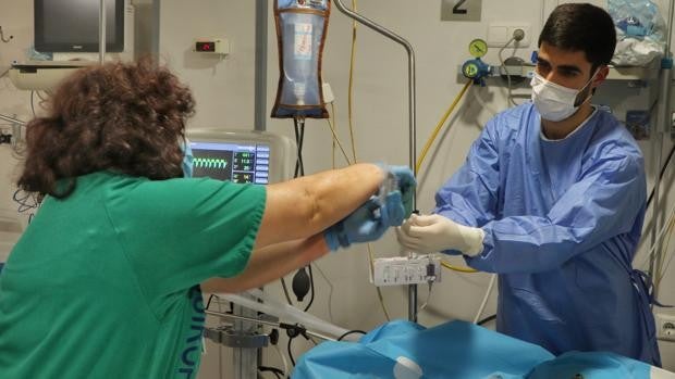 Así ha sido el punto crítico del Hospital Reina Sofía de Córdoba con los enfermos Covid