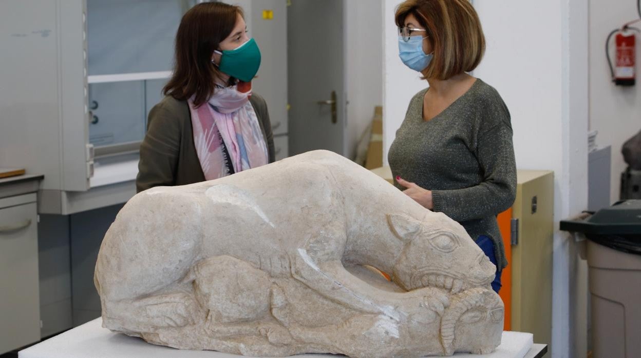 La leona ibera encontrada en un olivar de La Rambla