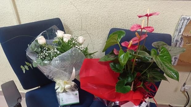 Regalan ramos de flores a la Policía Nacional de Linares tras los disturbios causados por la paliza