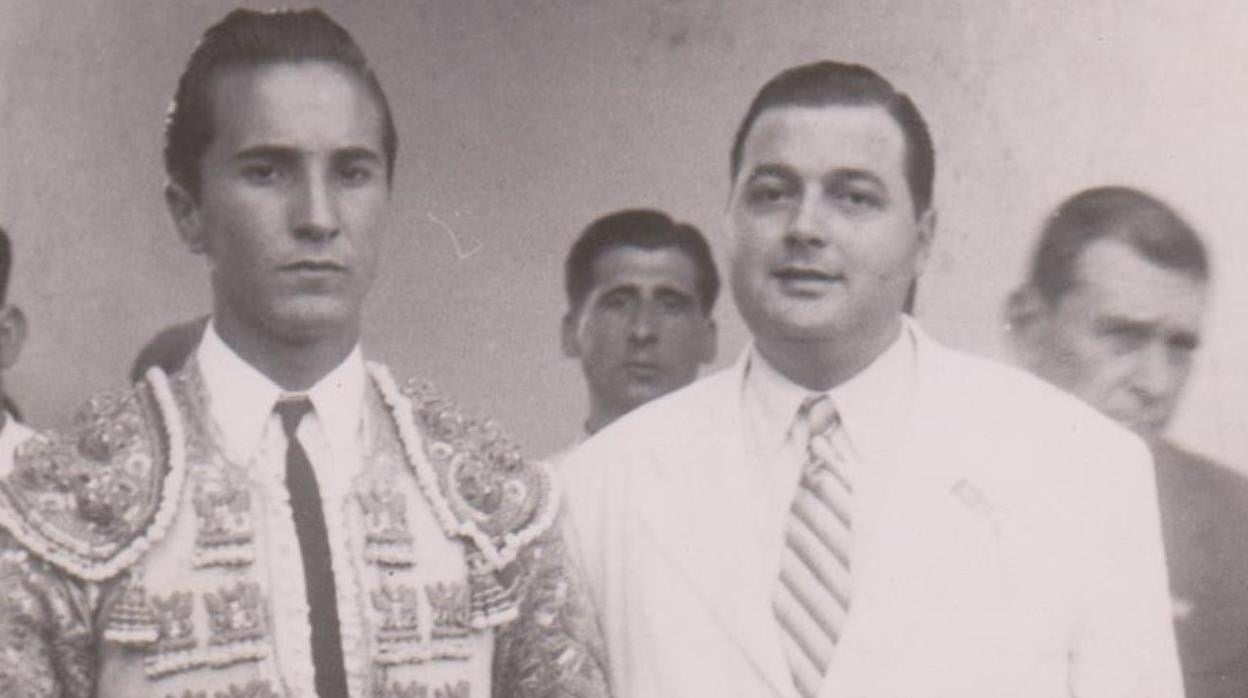 Luis Miguel Dominguín y Francisco Melguizo, en 1951