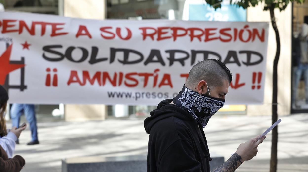 Concentración de ayer en el Bulevar