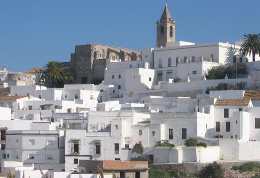 Hermosa vista del pueblo de Vejer