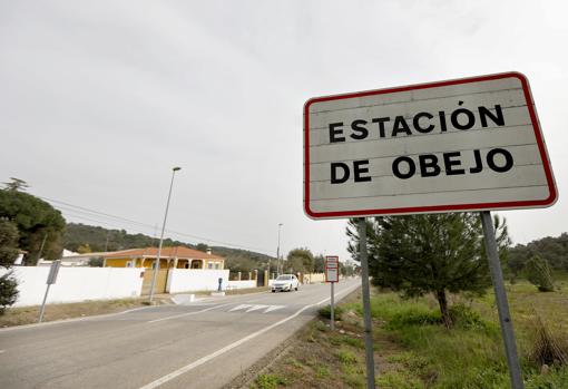 Entrada al núcleo de Estación de Obejo