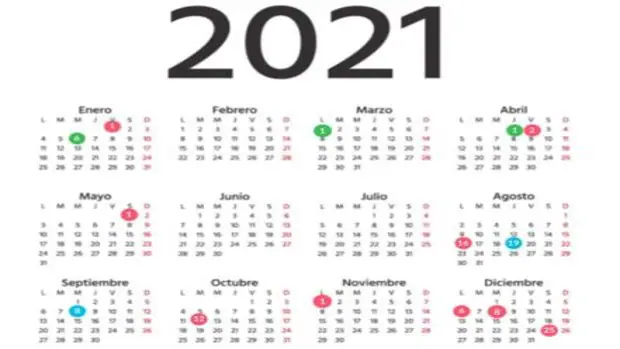 Calendario Laboral de Málaga 2021: Así caen los 14 días festivos y puentes a lo largo del año