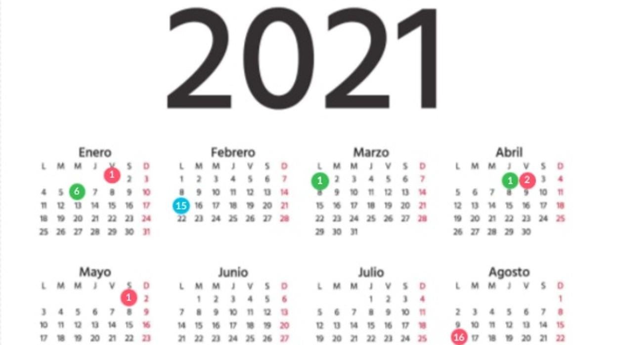 Calendario Laboral de Huelva 2021: Todos los festivos y puentes a lo largo del año