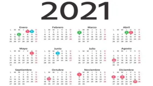 Calendario Laboral de Granada 2021: así caen los festivos y puentes a lo largo del año