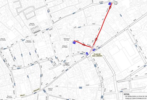 El Realejo tendrá cinco diseños de tráfico durante las obras que acometerá el Ayuntamiento de Córdoba