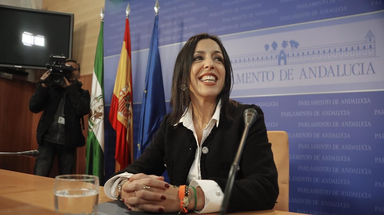 Marta Bosquet, presidena del Parlamento andaluz y dirigente de Ciudadanos