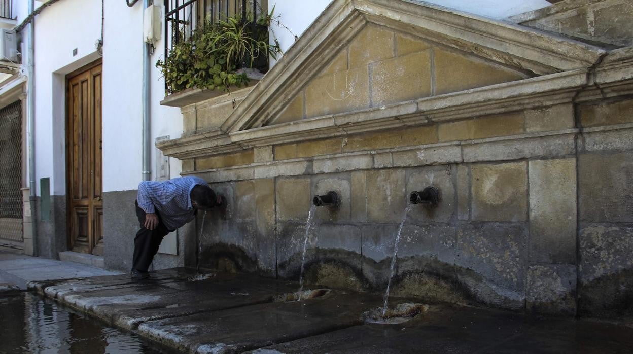 Fuente en el municipio jiennense de Cazorla