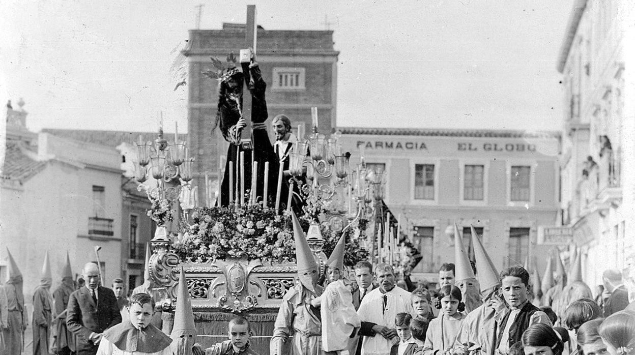 El Señor del Calvario, en la plaza de Las Tendillas de Córdoba