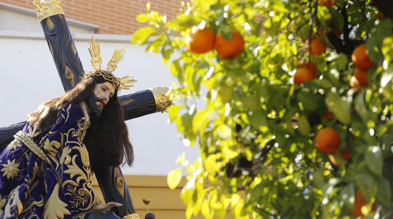 Jesús Caído, en la procesión del Jueves Santo de 2018