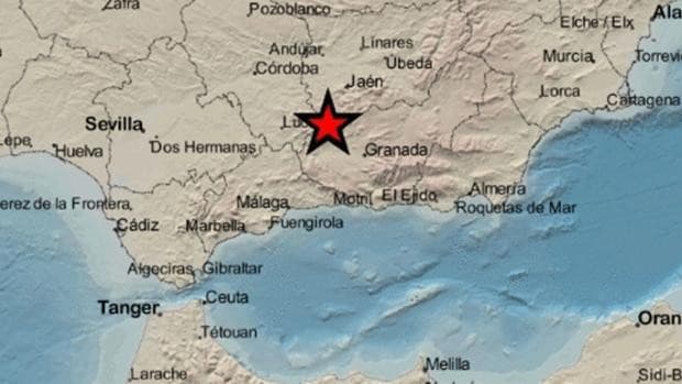 Un terremoto de 2,9 grados sacude Jaén sin causar daños