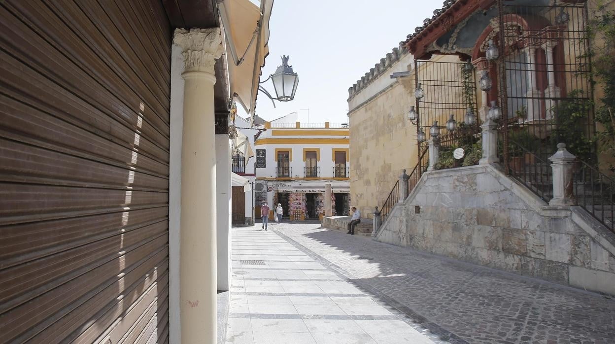 Imagen tomada en junio de 2020 en el entorno de la Mezquita-Catedral de Córdoba