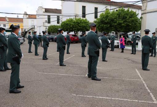 Acto celebrado en la Comandancia de la Guardia Civil de Córdoba