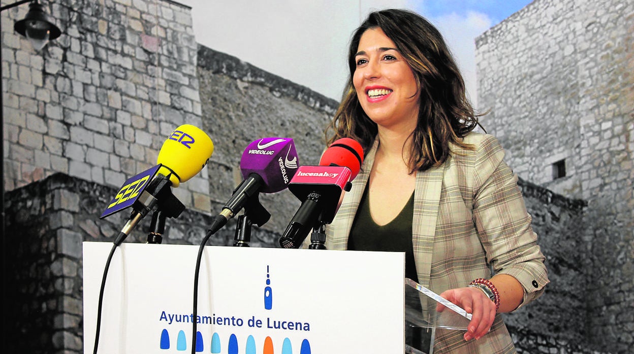 La concejala de Desarrollo Económico del Ayuntamiento de Lucena, Teresa Alonso