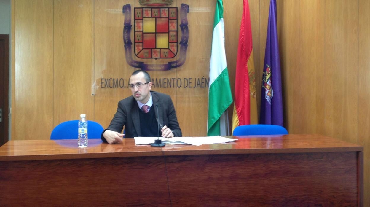 Manuel Bonilla, portavoz del grupo popular del Ayuntamiento de Jaén